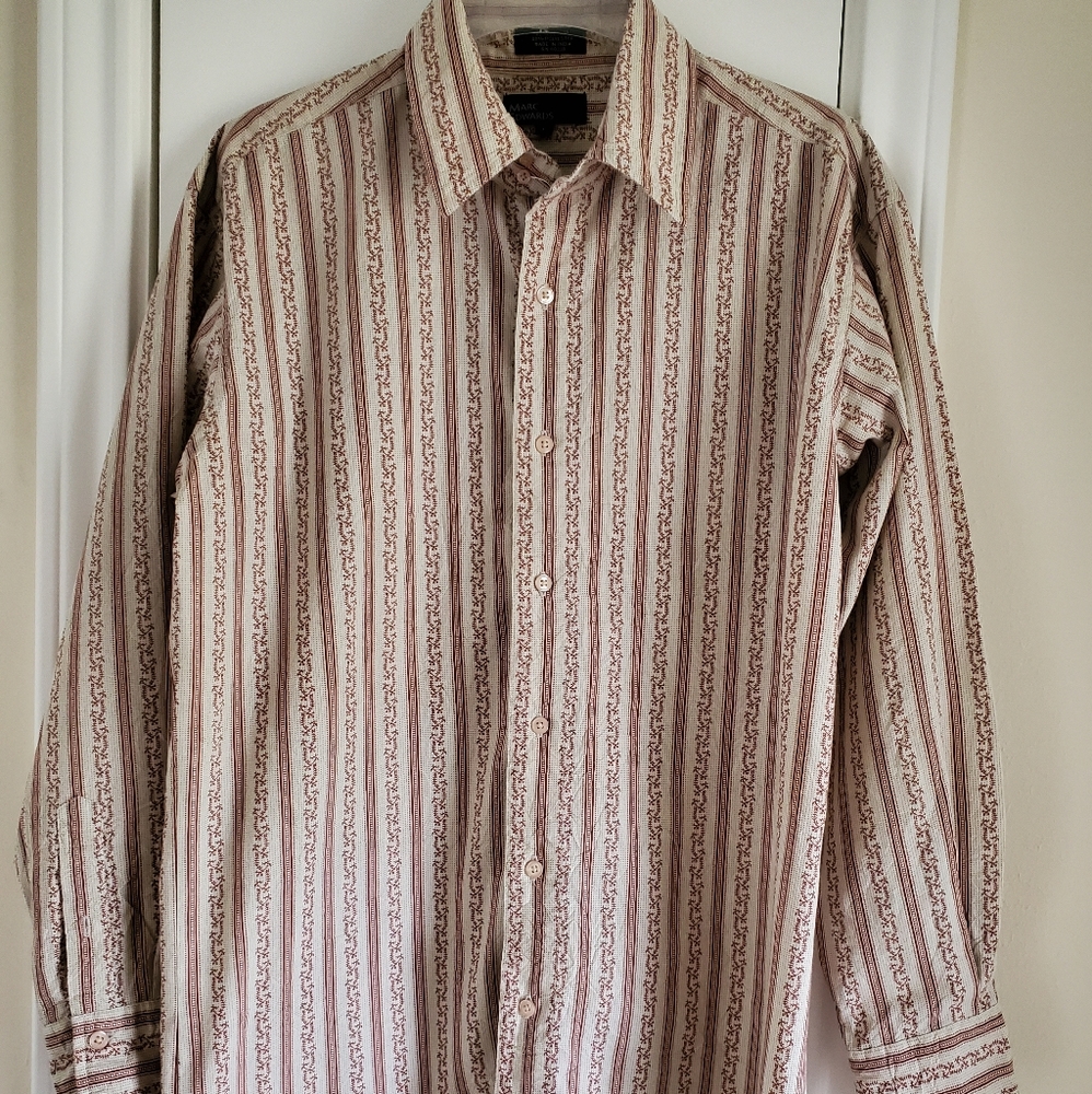 Mens Marc Edward's long sleeved casual button down